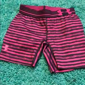 under armour never warn spandex shorts